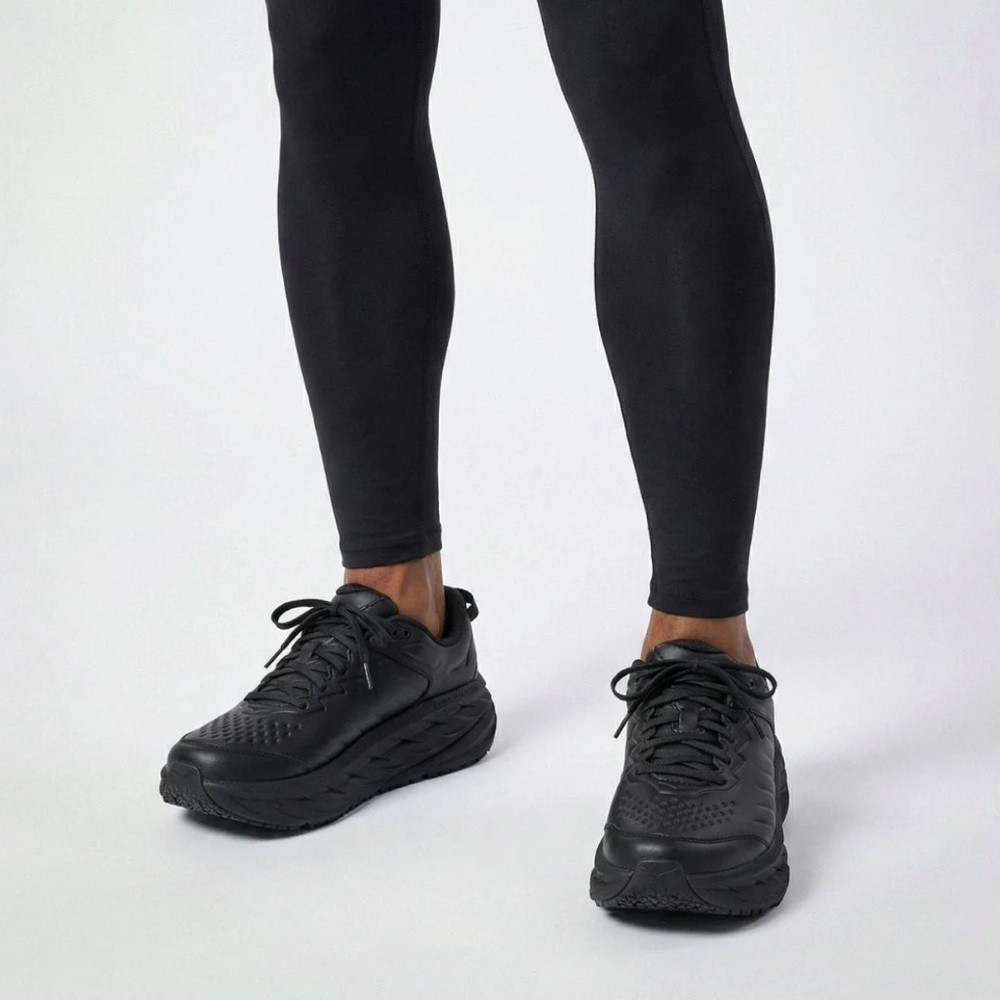 HOKA Bondi SR Running Shoes, Black, Size 9.5